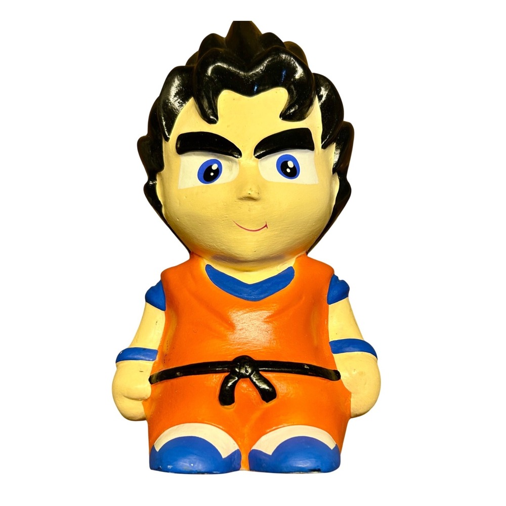 Goku Vintage Coin 9 Orange Ceramic Anime Piggy Bank Custom Hand Painted Honduras